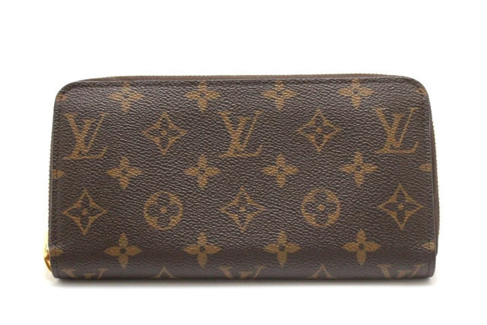 LOUIS VUITTON Zippy Wallet Round Zipper Long Monogram Fuschia Pink